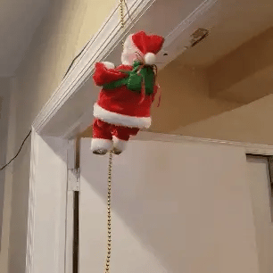 Santa Musical Escalade Décor